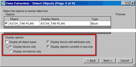 Data Extraction - Select Objects