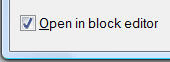 Open in Block Editor