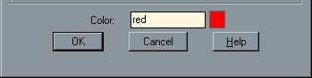 Select Color Dialogue Box