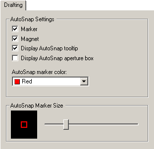 Osnap Settings Dialogue Box